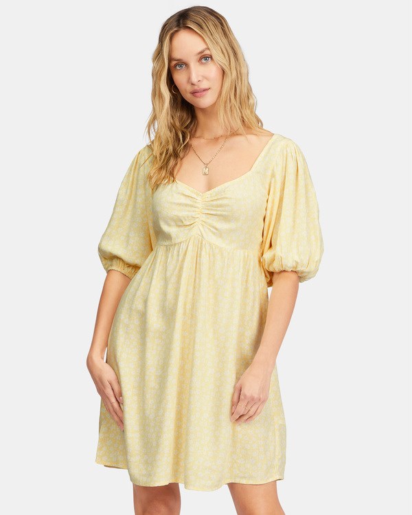 Billabong Sea Side Babydoll Šaty Salt Crystal | MAQPHS-953