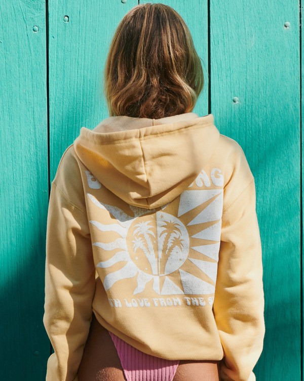 Billabong Season Of The Sun Grafická Hoodie Mellow Daze | SVDOGH-125