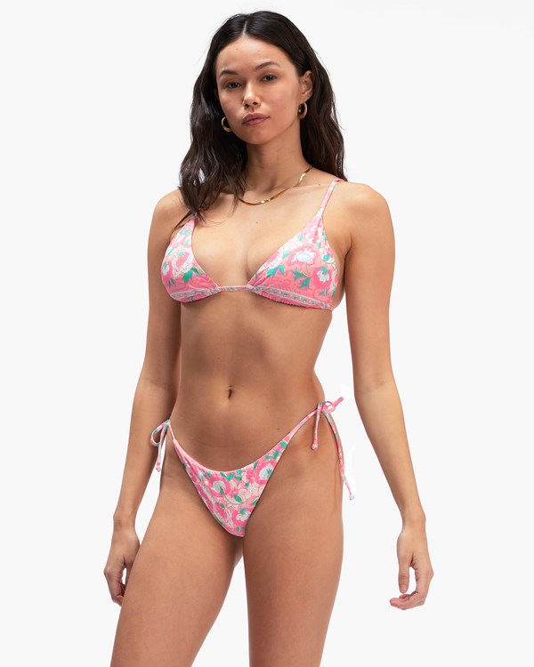 Billabong Secret Paradise Pantofle Vysoké Triangle Bikiny Top Multi | EZRGMH-378