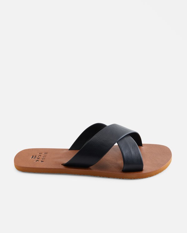Billabong See Thru Me Single Páskové Sandals Černé | VFAJKU-735