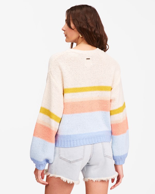 Billabong Seeing Double Crop Crewneck Svetrové Blankyt | ZFIERG-281