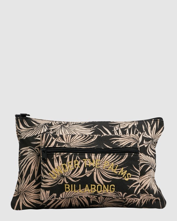 Billabong Shaded Palms Platene Pencil Case Černé | KIGPDQ-956