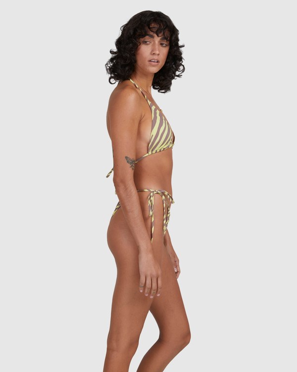 Billabong Shallow Rays Pantofle Vysoké Triangle Bikiny Top Žluté | SCRQVF-925
