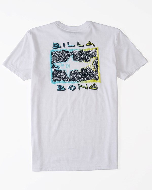 Billabong Sharky Krátké Sleeve T-Shirt Bílé | LCZIJE-792