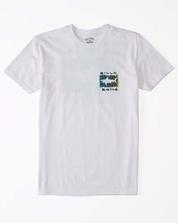 Billabong Sharky Krátké Sleeve T-Shirt Bílé | LCZIJE-792