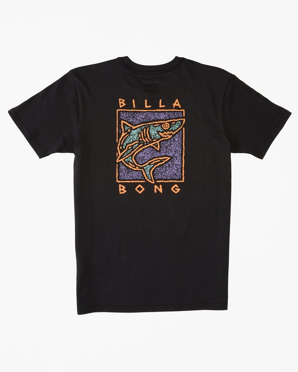 Billabong Sharky Krátké Sleeve T-Shirt Černé | WTUZCB-320