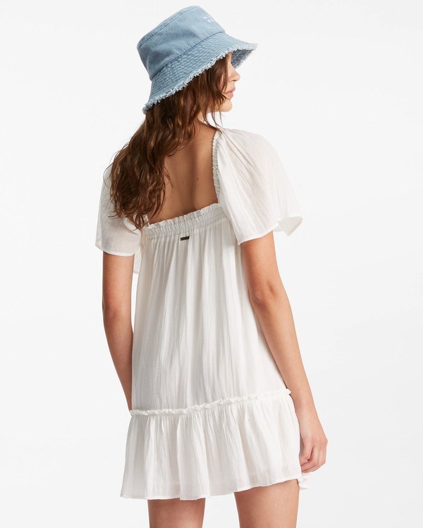 Billabong She's A Doll Babydoll Šaty Salt Crystal | POAXBV-137