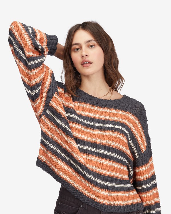 Billabong She's A Trip Crewneck Svetrové Černé | GOZTXC-407