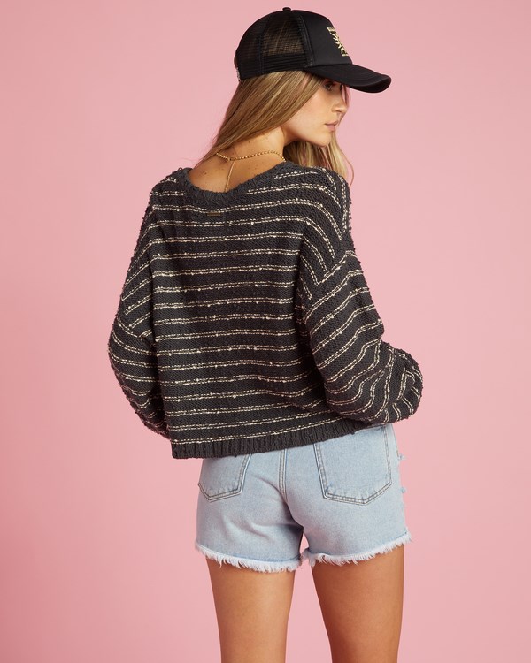 Billabong She's A Trip Crewneck Svetrové Černé | KZGUEI-065
