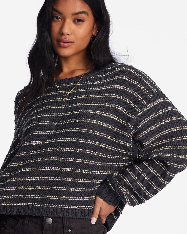 Billabong She's A Trip Crewneck Svetrové Černé | KZGUEI-065