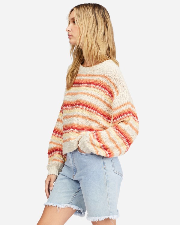 Billabong She's A Trip Crewneck Svetrové Hot Pepper | YJCPVZ-851