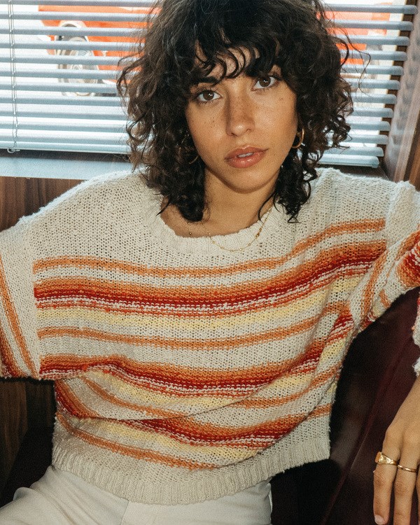Billabong She\'s A Trip Crewneck Svetrové Hot Pepper | YJCPVZ-851