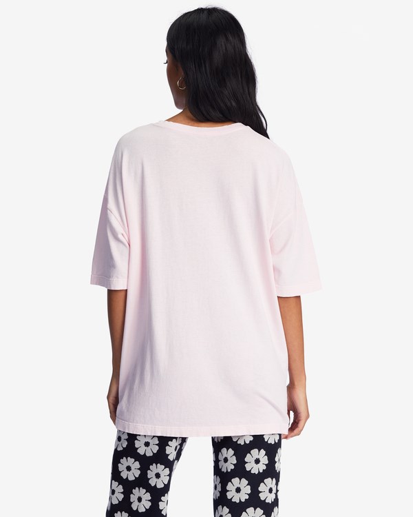 Billabong Shine Bright Oversized Grafická Boyfriend T-Shirt Blossom | ZWYBTX-823