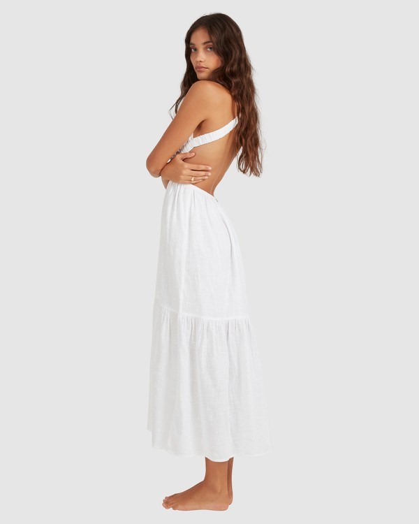 Billabong Shore Thing Maxi Šaty Bílé | ZKDXLH-280