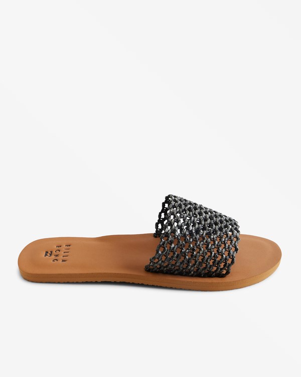 Billabong Siesta Single Páskové Pantofle Sandals Černé | DIZSYM-390