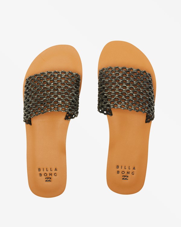 Billabong Siesta Single Páskové Pantofle Sandals Černé | DIZSYM-390