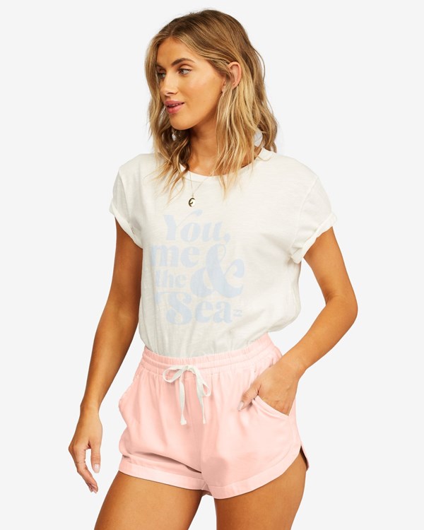 Billabong Silniční Trippin Elastic Pasem Shorts Tropical Peach | AKWRTM-730