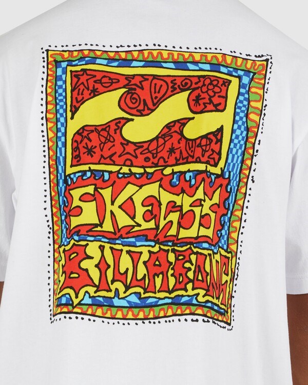 Billabong Skegss Box T-Shirt Bílé | ONCGDA-837