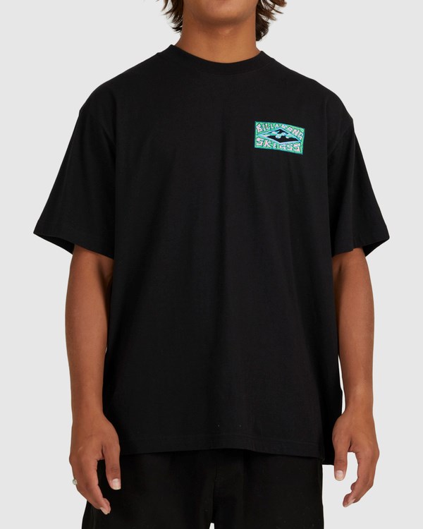 Billabong Skegss Green Goblin T-Shirt Černé | CDIQVU-872