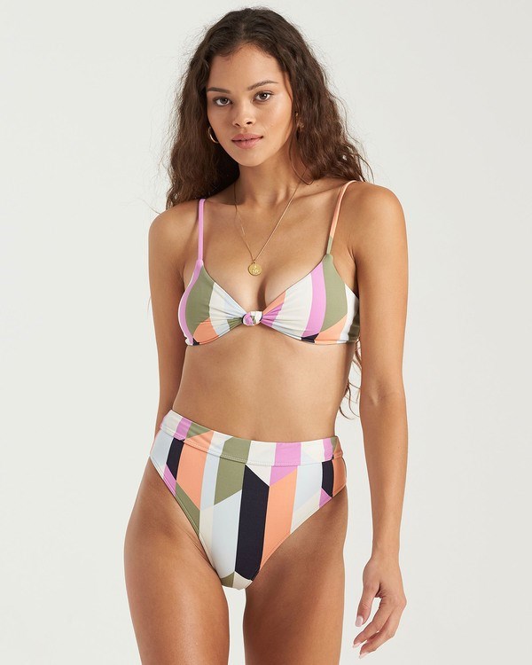 Billabong Slow Roller Rise Bikiny Bottoms Multi | OELHMV-204