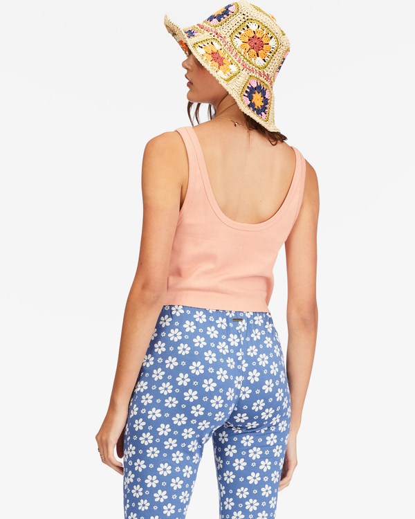 Billabong Smile At The Sun Tank Top Růžové | HGUFQW-234