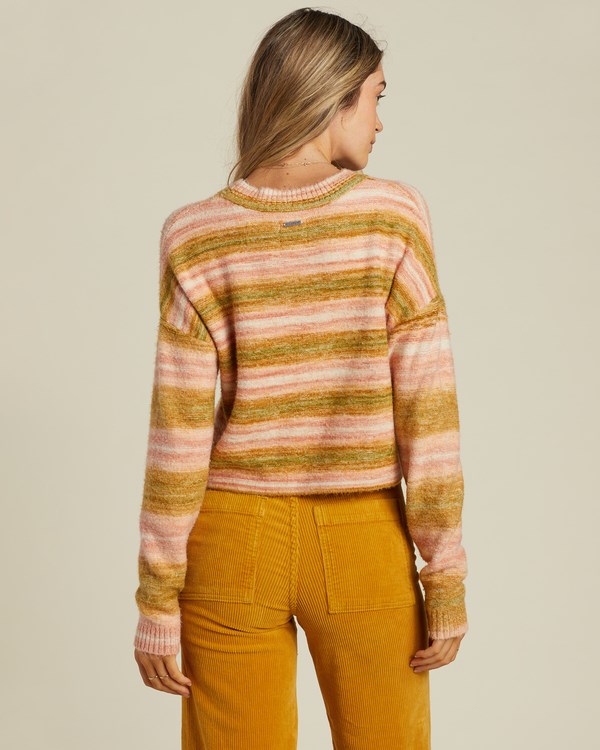 Billabong So Charmed Slightly Cropped Svetrové Warm Rays | BXWARP-826