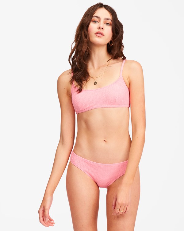 Billabong So Dazed Avery Mini Crop Bikiny Top Růžové | NYGVDC-724