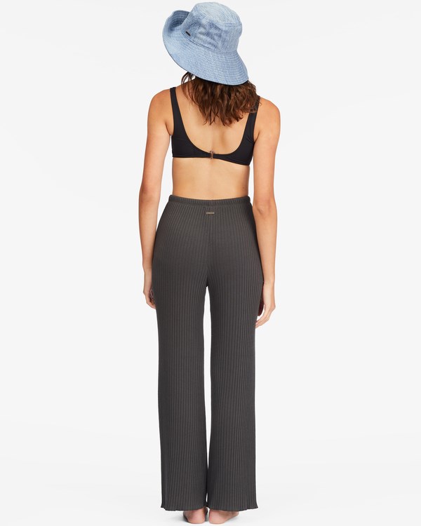 Billabong So Easy Elastic-Pasem Knit Pants Černé | CVYGJF-726