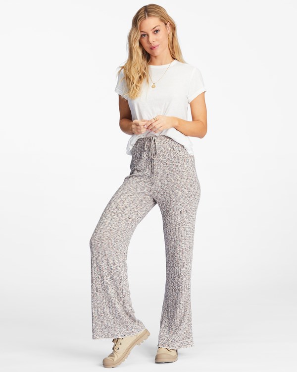 Billabong So Easy High-Waisted Široké-Leg Knit Pants Multi | JIVMRW-958