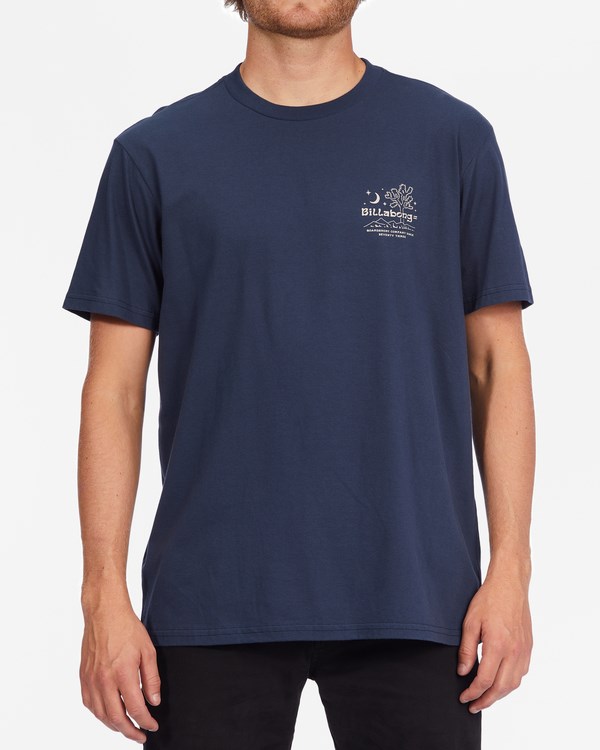 Billabong Social Club Krátké Sleeve T-Shirt Denim | ANVDFL-497