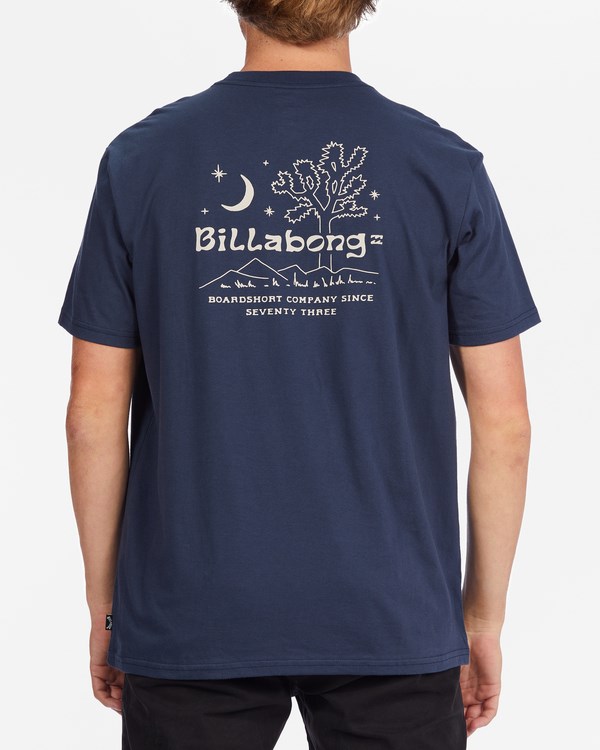 Billabong Social Club Krátké Sleeve T-Shirt Denim | ANVDFL-497