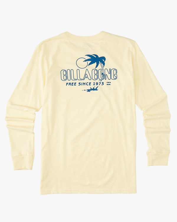 Billabong Social Club Long Sleeve T-Shirt Žluté | KZSJVD-149