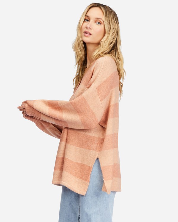 Billabong Sol Chasing Tunic Svetrové Ginger | MOUNWZ-651