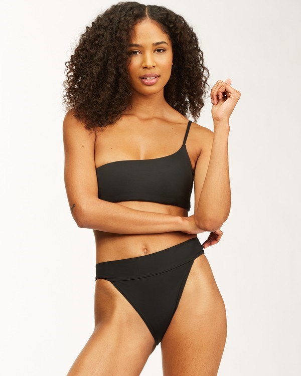 Billabong Sol Searcher Aruba Bikiny Bottoms Černé | OHSNJG-821