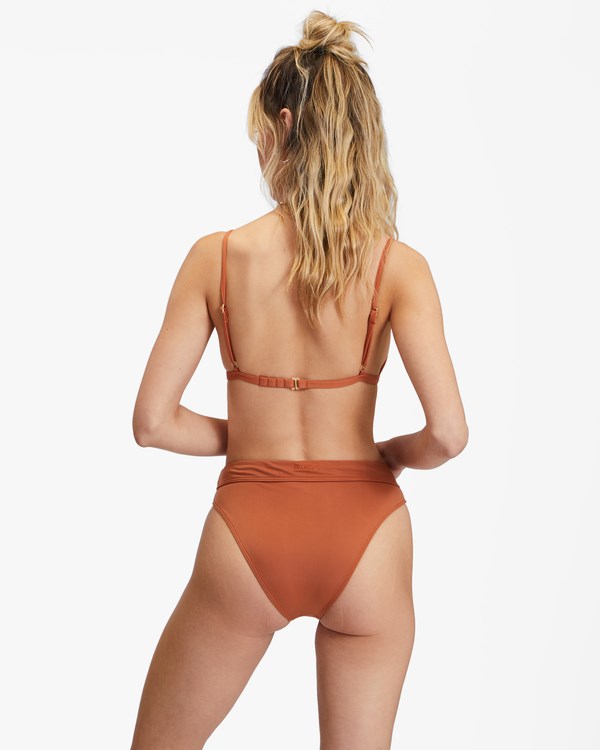 Billabong Sol Searcher Ceci Triangle Bikiny Top Bronze | ZOCBWQ-574