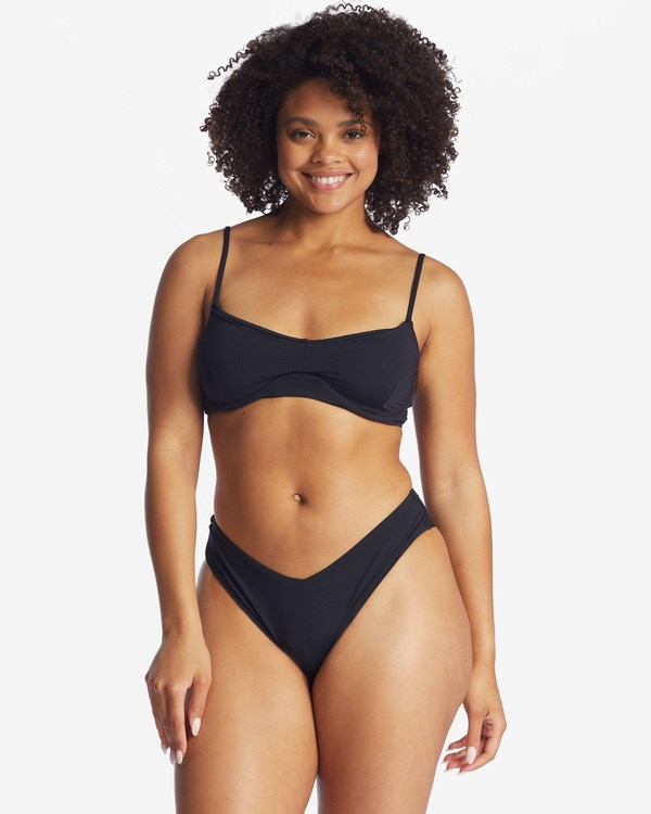 Billabong Sol Searcher Fiji Bikiny Bottoms Černé | HLTGWS-905