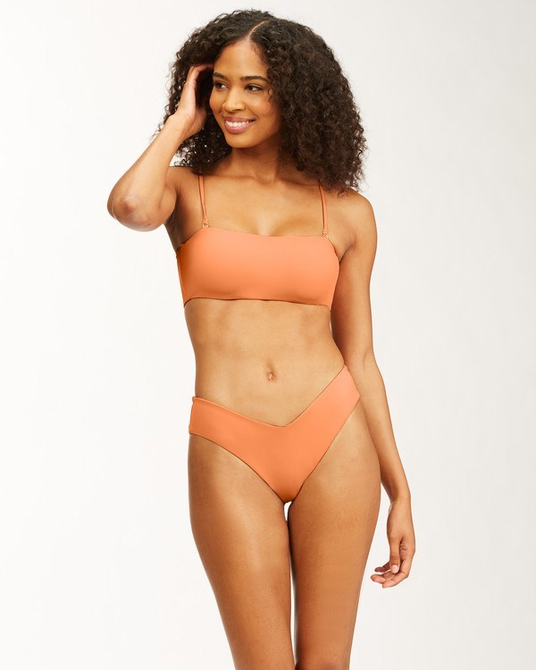 Billabong Sol Searcher Fiji Bikiny Bottoms Tangerine | QHGSLC-049