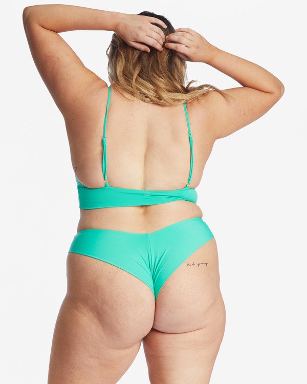 Billabong Sol Searcher Fiji Bikiny Bottoms Zelene | XPTOFM-204