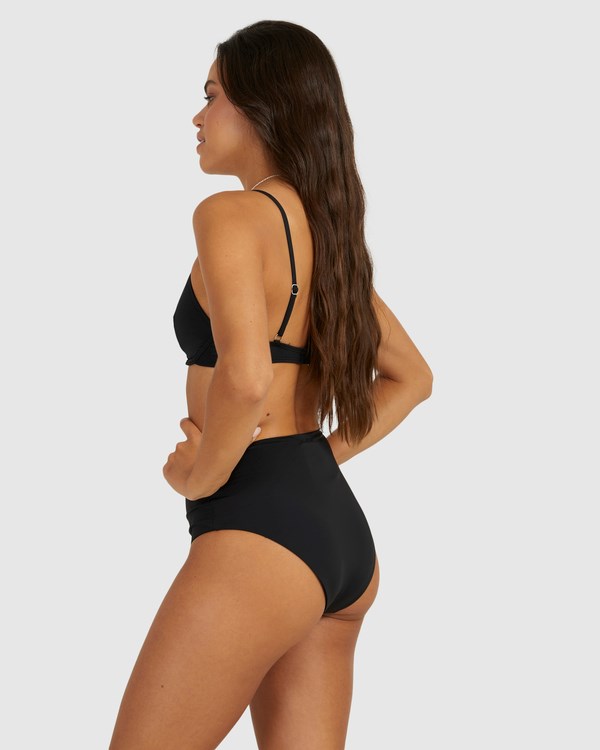 Billabong Sol Searcher Hi Retro Bikiny Bottoms Černé | ULYIEK-501