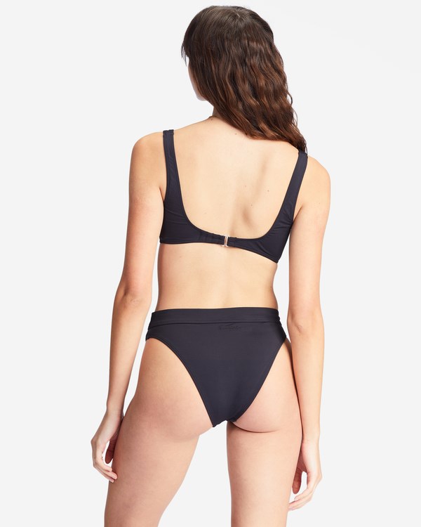 Billabong Sol Searcher Maui Rider Bikiny Bottoms Černé | AQWVKD-061