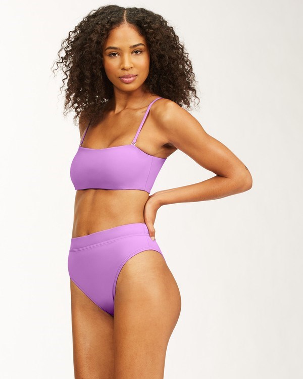 Billabong Sol Searcher Rise Bikiny Bottoms Ultra Violet | BUNRJL-237