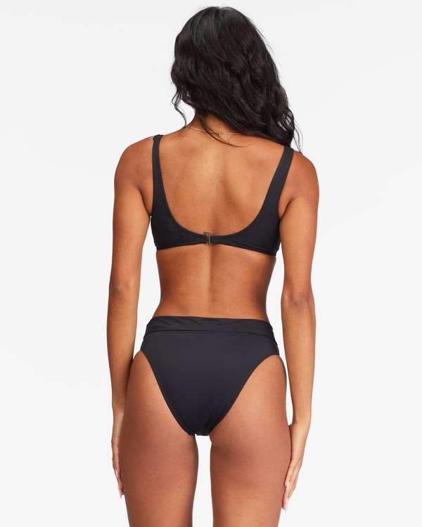 Billabong Sol Searcher Seamed Tank Bralette Bikiny Top Černé | ZJMQRI-682