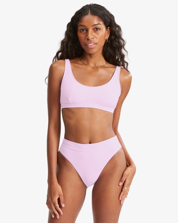 Billabong Sol Searcher Tank Bikiny Top Blush Crush | CYTXGA-172