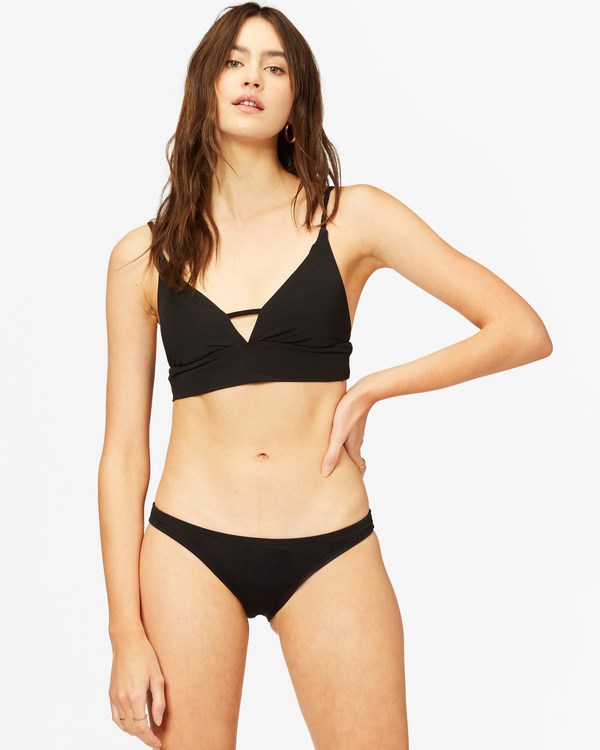 Billabong Sol Searcher Tropic Bikiny Bottoms Černé | OYVCBA-683
