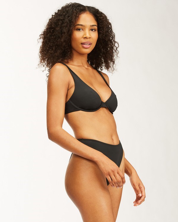 Billabong Sol Searcher Underwire Bikiny Top Černé | JVOUWZ-524