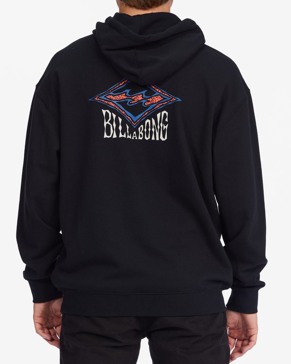 Billabong Sons Of Fun Organic Pullover Hoodie Phantom | KBUHXF-154