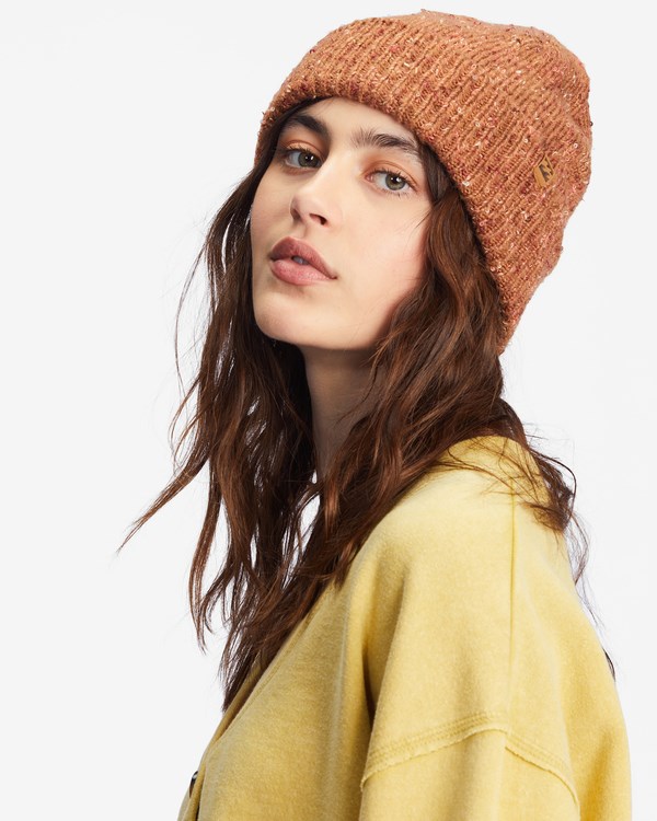 Billabong Spaced Out Beanie Čokolády | SYOFGZ-651