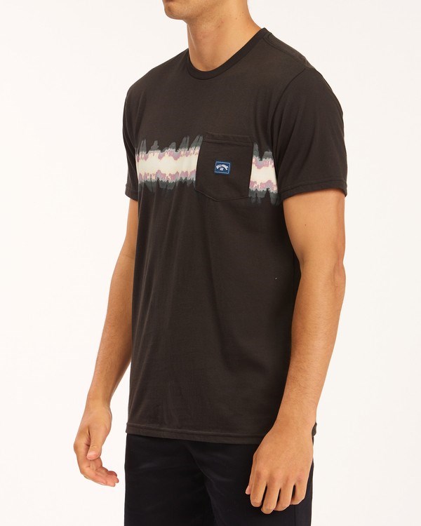 Billabong Spinner Pocket T-Shirt Černé | UOZYTG-172