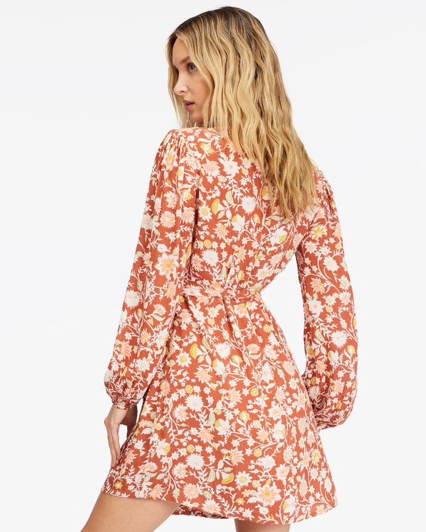 Billabong Spring Romance Mini Wrap Šaty Červené | KLCNDU-034