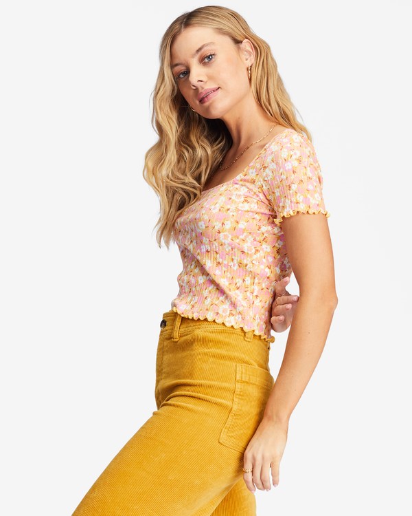 Billabong Squared Away Knit Top Bílé | GRSZWY-916